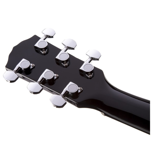 Fender CD-60 V3 Acoustic Guitar with Accessory Pack Builder - back of guitar headstock