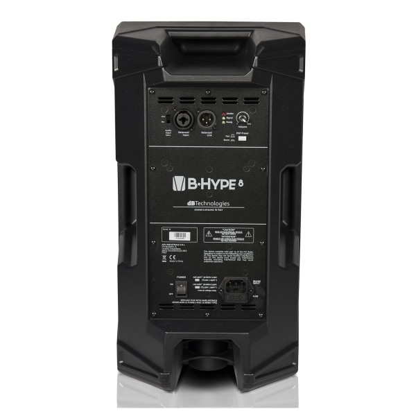 dB Technologies B-Hype 8" Active PA Speaker, Rear