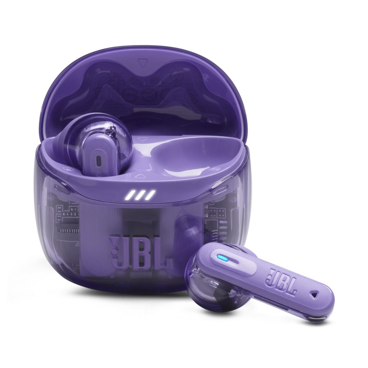 JBL Tune Flex 2 Ghost Edition Earbuds Purple