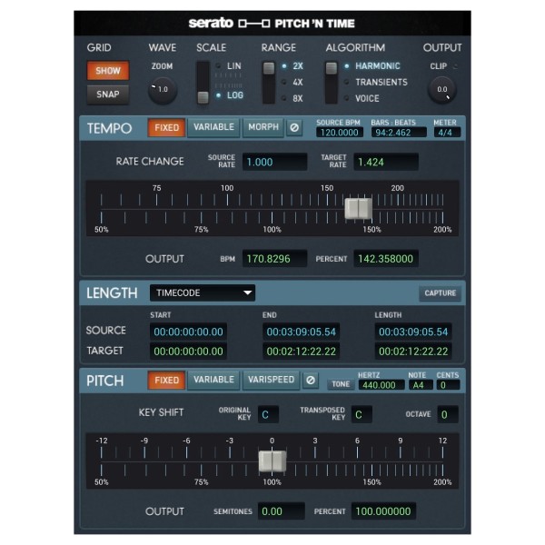 Serato Pitch 'n Time Pro (Pro Tools Only)