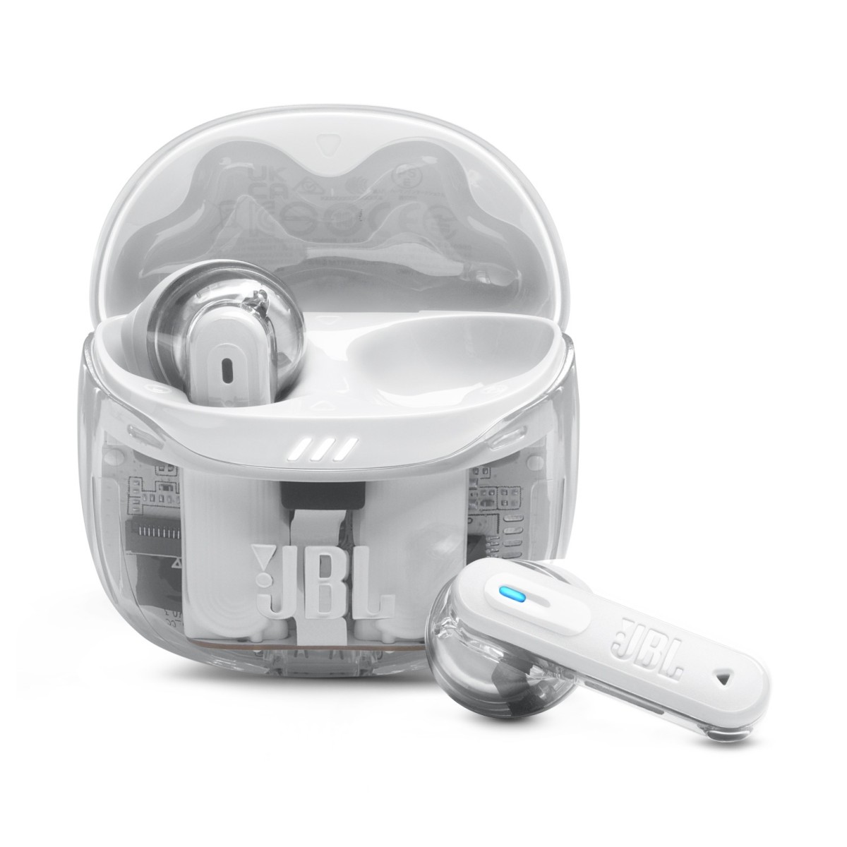 JBL Tune Flex 2 Ghost Edition Earbuds White