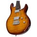 Sterling by Music Man Luke, Flame Maple Hazel Burst front close up angle