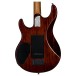 Sterling by Music Man Luke, Flame Maple Hazel Burst rear close up