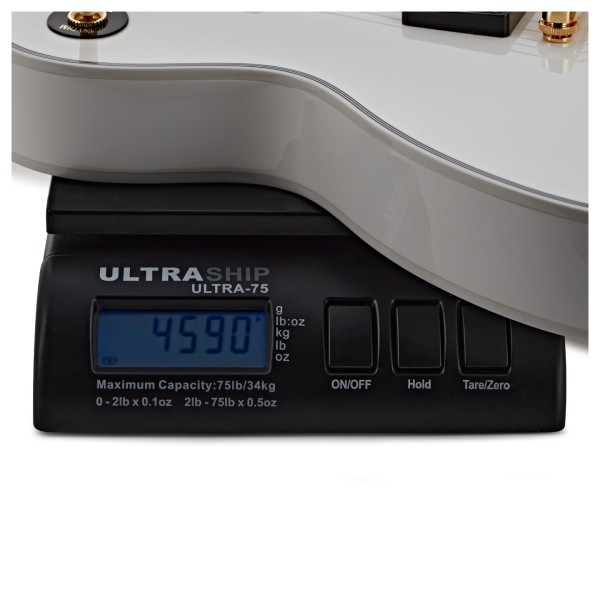 Gibson Custom Les Paul Custom, Alpine White #CS502631 - weight shot