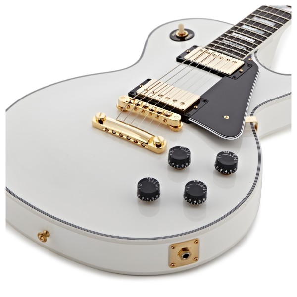 Gibson Custom Les Paul Custom, Alpine White #CS502631 - lower bout