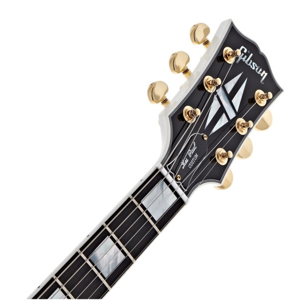 Gibson Custom Les Paul Custom, Alpine White #CS502631 - headstock