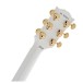 Gibson Custom Les Paul Custom, Alpine White #CS502631 - back of headstock