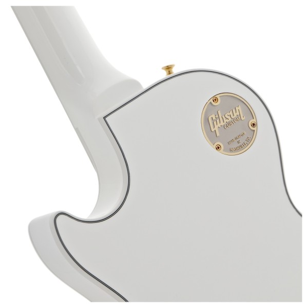 Gibson Custom Les Paul Custom, Alpine White #CS502631 - neck joint