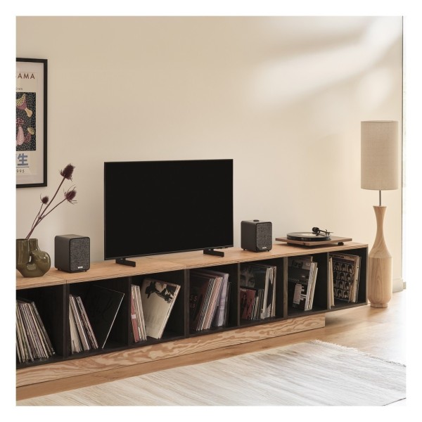 Pro-Ject T1 Bluetooth Turntable & Ruark Audio MR1 MK3 Bookshelf Speaker Bundle, Black