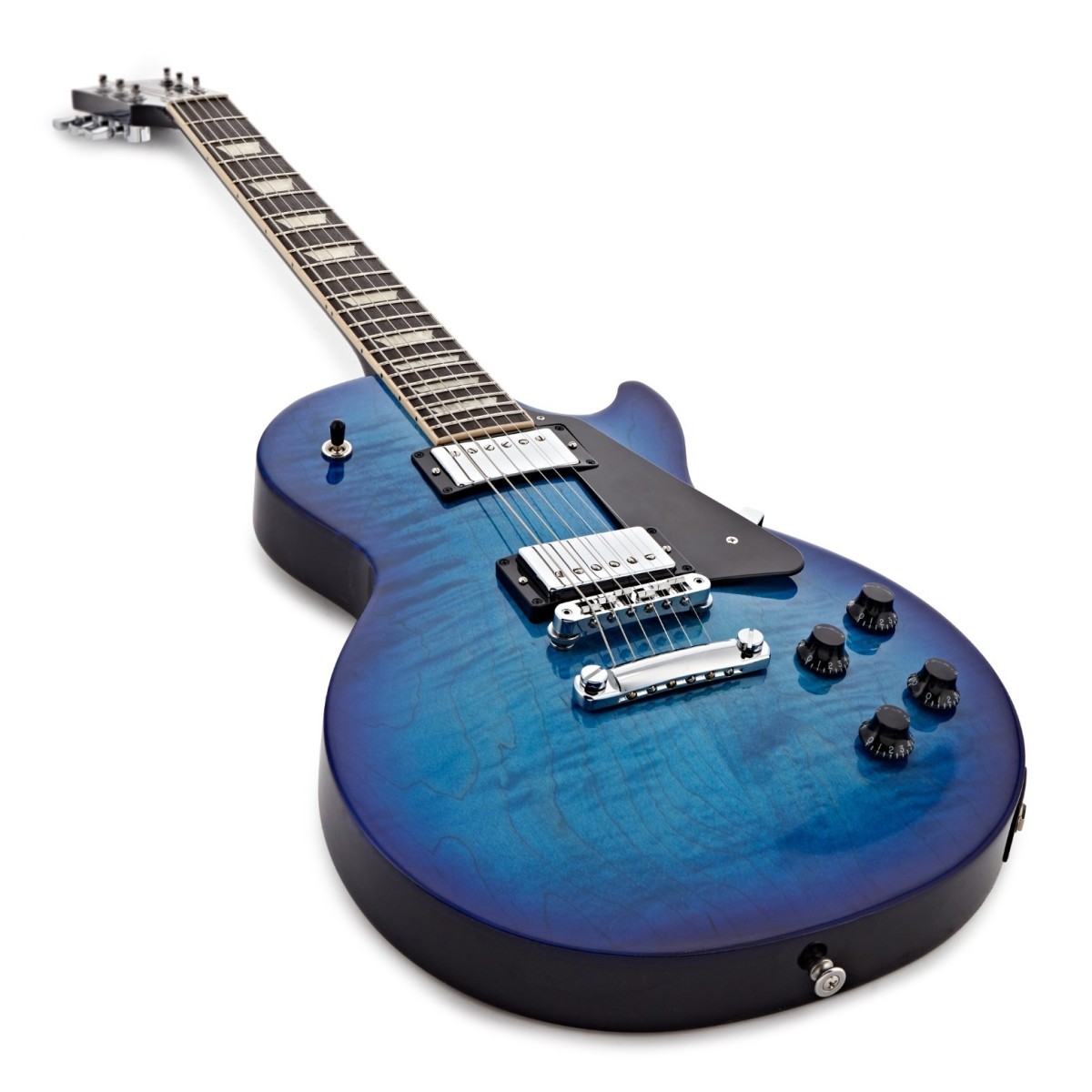 SOLD Gibson Les Paul Studio Session, Cobalt Burst #214150117 at Gear4music