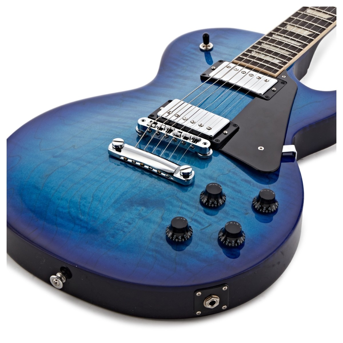 SOLD Gibson Les Paul Studio Session, Cobalt Burst #214150117 at Gear4music