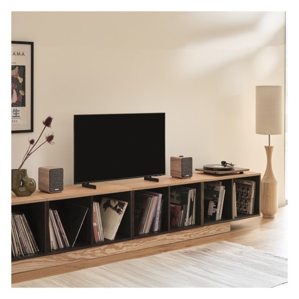 Pro-Ject T1 Bluetooth Turntable & Ruark Audio MR1 MK3 Bookshelf Speaker Bundle, Walnut