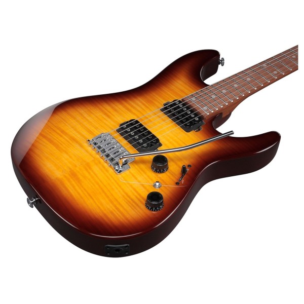 Ibanez AZ24S1F, Violin Sunburst controls 