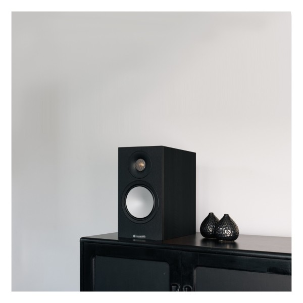 WiiM Amp Ultra, Space Grey & Monitor Audio Bronze 50 7G, Black Hi-Fi Bundle
