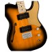 Squier Paranormal Cabronita Telecaster Thinline, 3-Tone Sunburst body