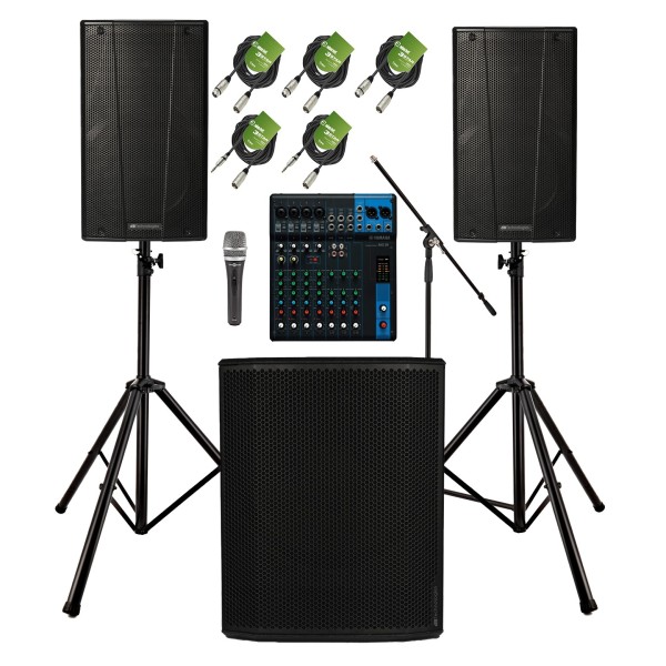 dB Technologies B-Hype 15  B-Hype 15 Complete PA System  dB Technologies B-Hype 15 PA Bundle  B-Hype 15 Powered Speaker System  