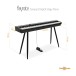 Keynote Compact Digital Stage Piano with Bluetooth, Stool Pack