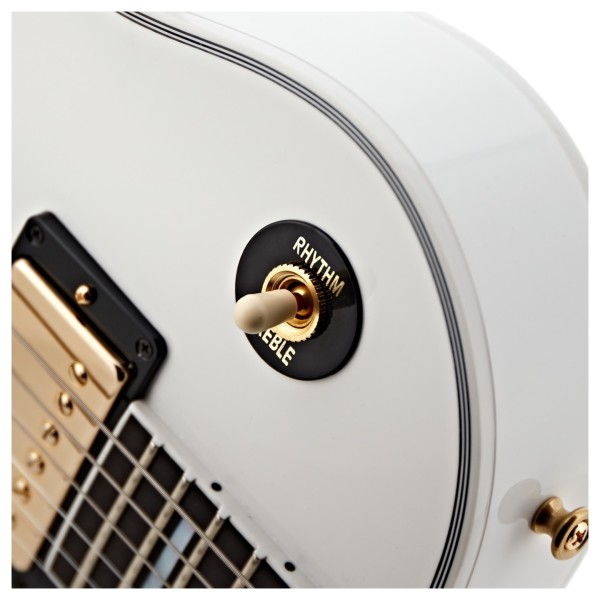 Gibson Custom Les Paul Custom, Alpine White #CS502829 - pickup selector