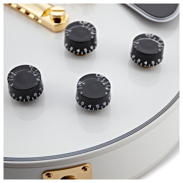Gibson Custom Les Paul Custom, Alpine White #CS502829 - controls