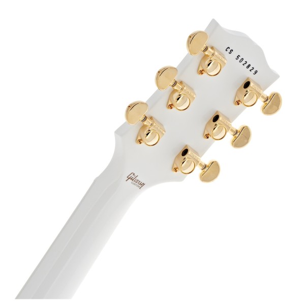 Gibson Custom Les Paul Custom, Alpine White #CS502829 - back of headstock
