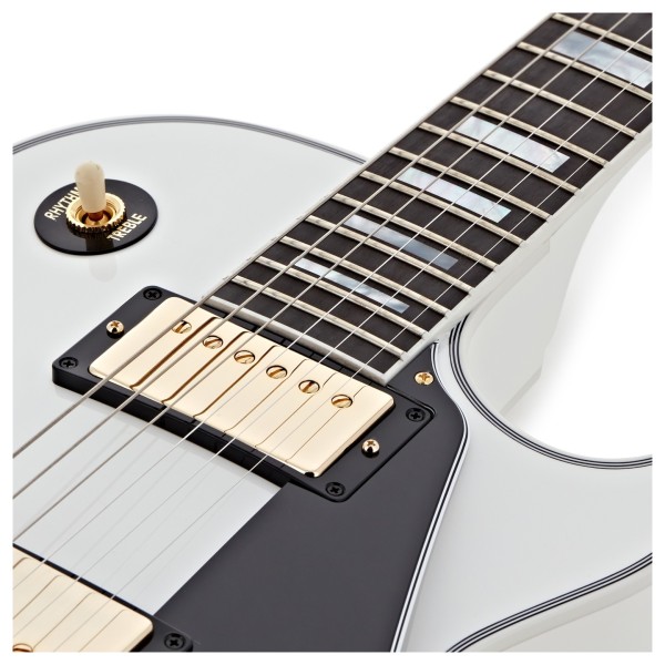 Gibson Custom Les Paul Custom, Alpine White #CS502716 - upper bout