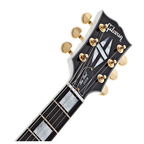 Gibson Custom Les Paul Custom, Alpine White #CS502716 - headstock