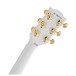 Gibson Custom Les Paul Custom, Alpine White #CS502716 - back of headstock