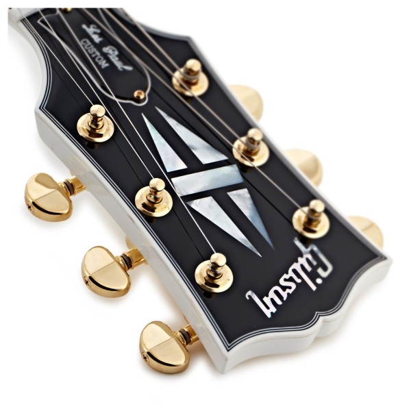 Gibson Custom Les Paul Custom, Alpine White #CS502716 - headstock logo