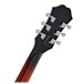 Epiphone Bonehead Riviera, Dark Tobacco Burst - back of headstock