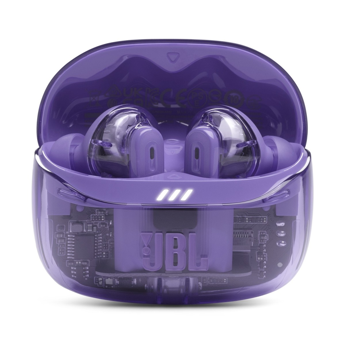 JBL Tune Beam 2 Ghost Edition Earbuds Purple