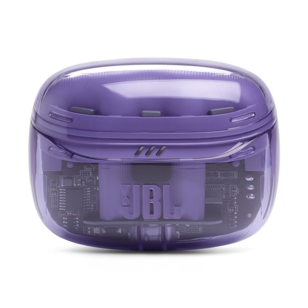 JBL Tune Beam 2 Ghost Edition Earbuds, Purple  4 