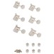 Fender Vintage-Style Strat/Tele Tuners, Nickel (6)