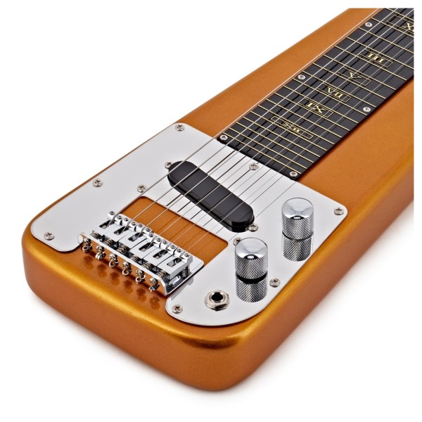Lapsteel Guitar by Gear4music with Tonebar Slide and Finger Picks