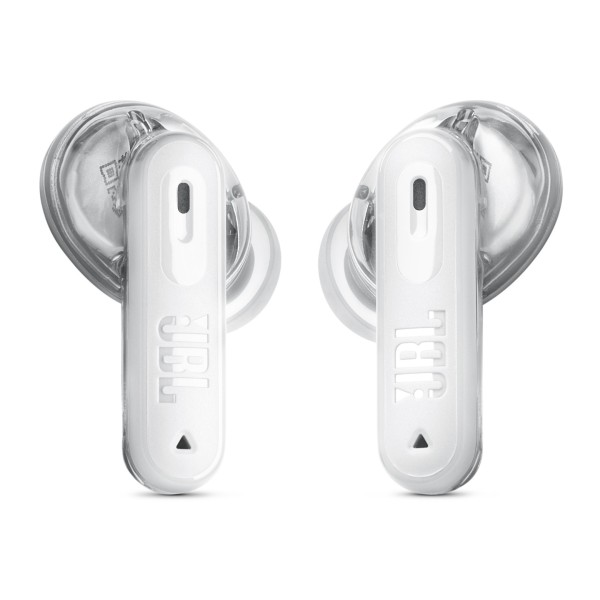 JBL Tune Beam 2 Ghost Edition Earbuds, White 2 
