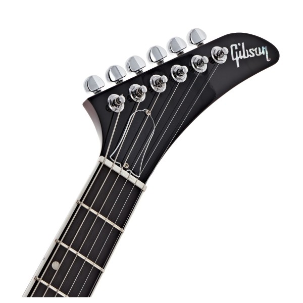 Gibson Victory Wine Red Burst Figured Top #213840017 - headstock