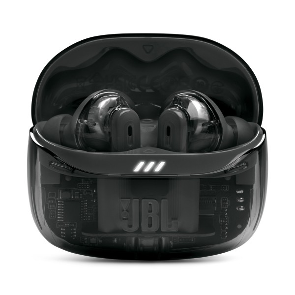 JBL Tune Beam 2 Ghost Edition Earbuds, Black  1 