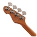 Sandberg California TT 4-String, Hardcore Aged Black - back of headstock