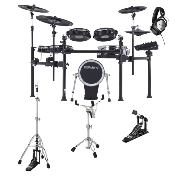 Roland TD713 V-Drums Electronic Drum Kit with DW Accessories