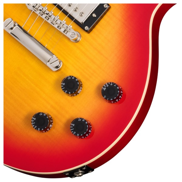 Epiphone Les Paul Tribute Plus, Heritage Cherry Sunburst - controls