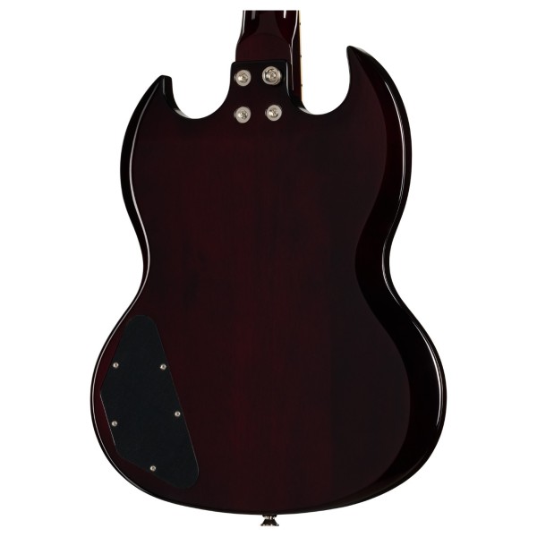 Epiphone SG Tribute Plus, Vintage Sunburst - back of body