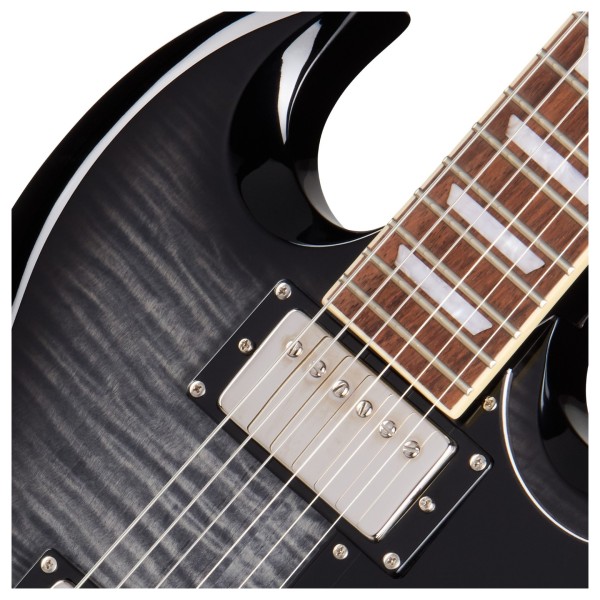 Epiphone SG Tribute Plus, Ebony Burst - neck pickup
