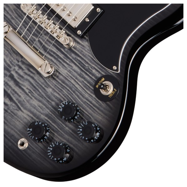 Epiphone SG Tribute Plus, Ebony Burst - controls