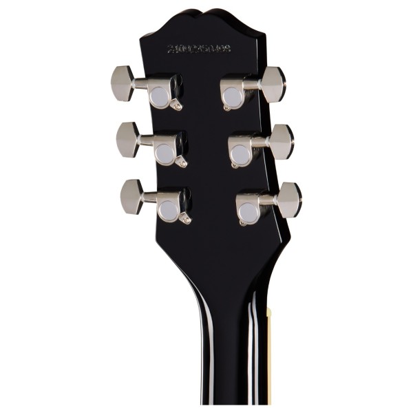 Epiphone SG Tribute Plus, Ebony Burst - back of headstock