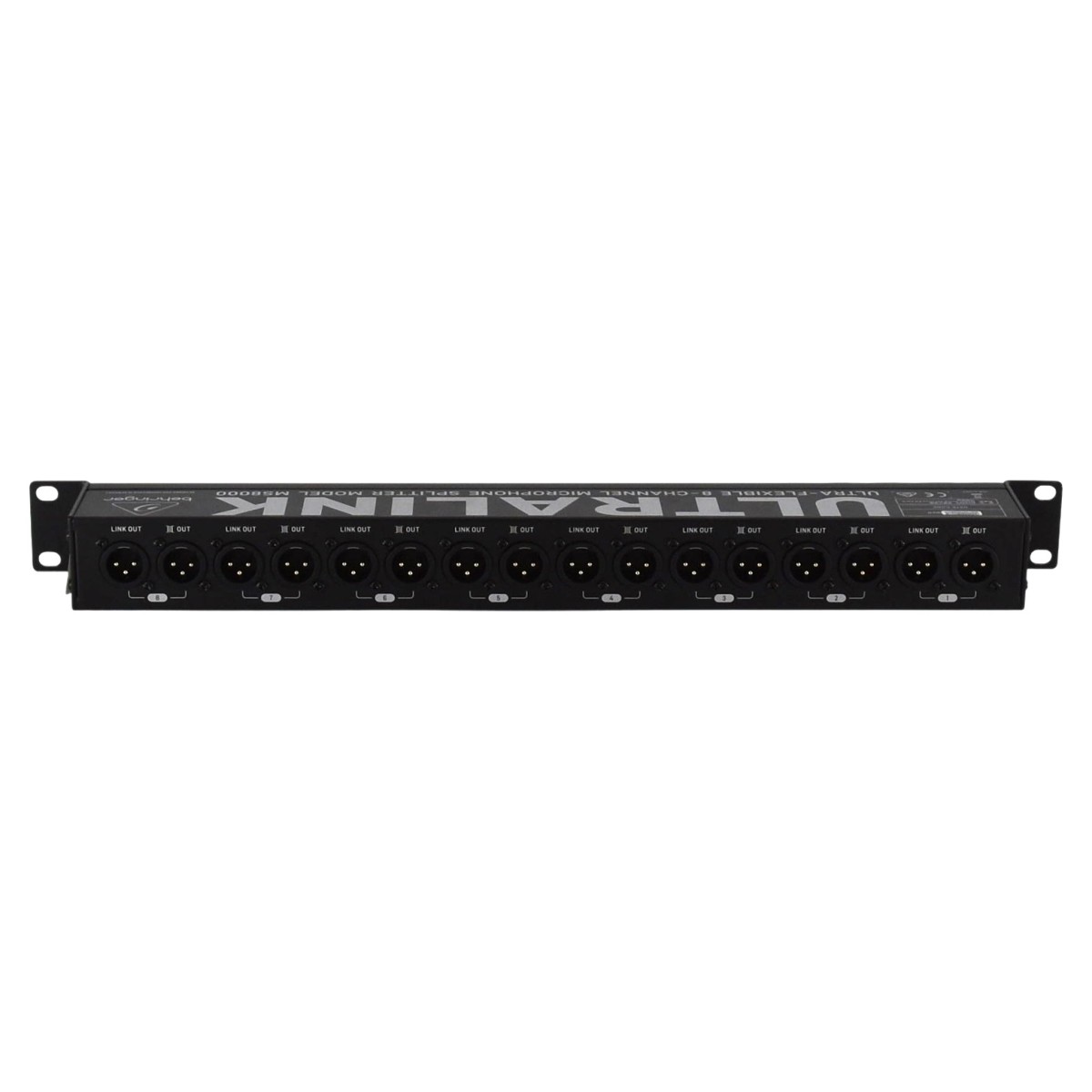 Behringer ULTRALINK MS8000 8-Channel Microphone Splitter - Secondhand ...