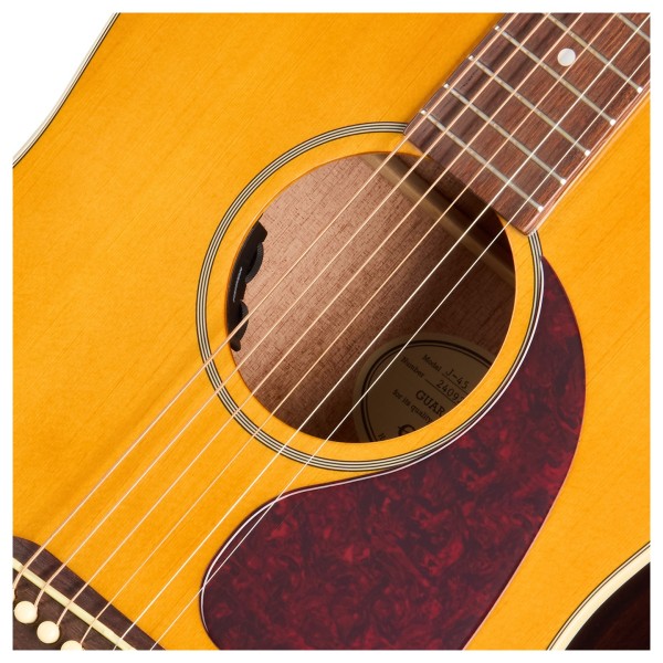 Epiphone J-45 Studio, Natural - soundhole