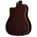 Epiphone J-45 Studio EC, Vintage Sunburst - back of body
