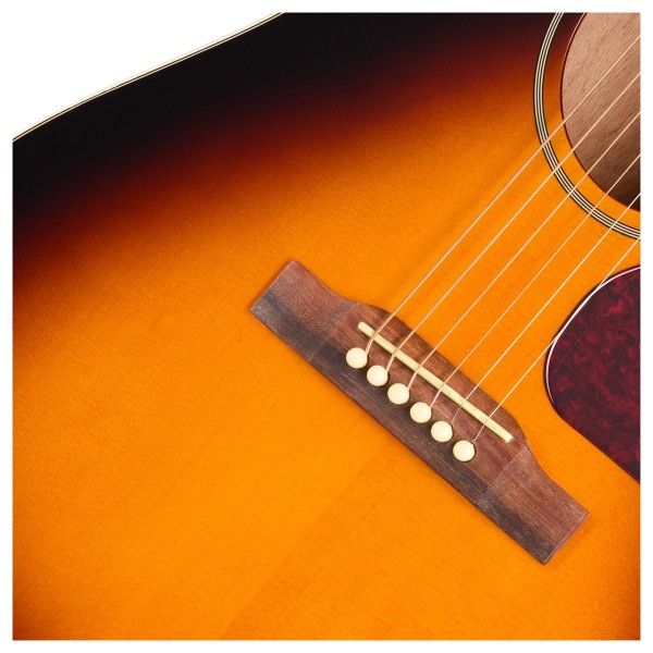 Epiphone J-45 Studio EC, Vintage Sunburst - bridge