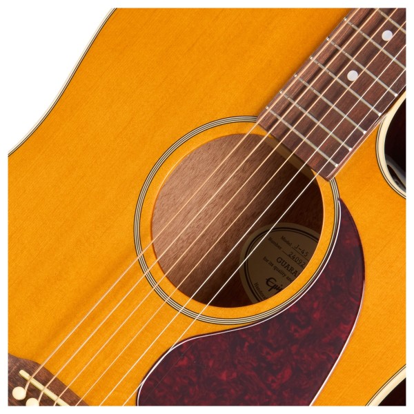 Epiphone J-45 Studio EC, Natural - soundhole