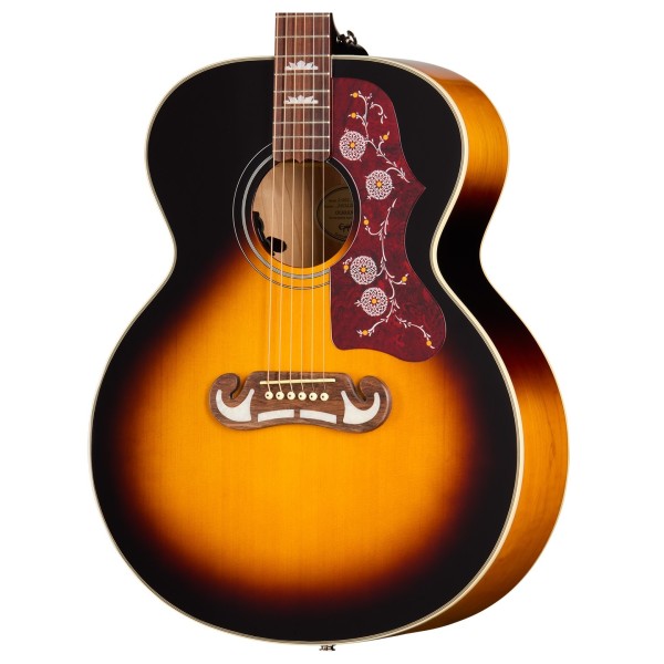 Epiphone J-200 Studio, Vintage Sunburst - body