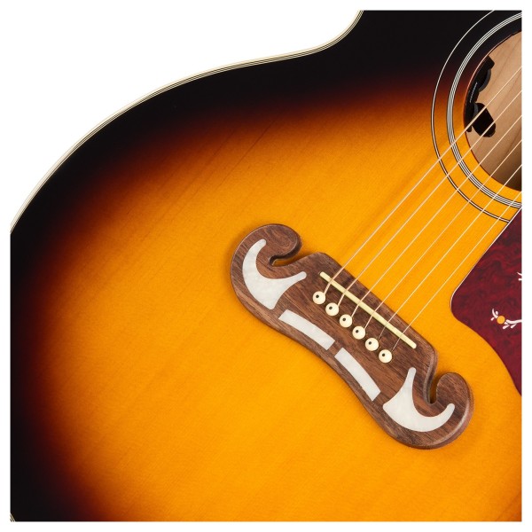 Epiphone J-200 Studio, Vintage Sunburst - bridge